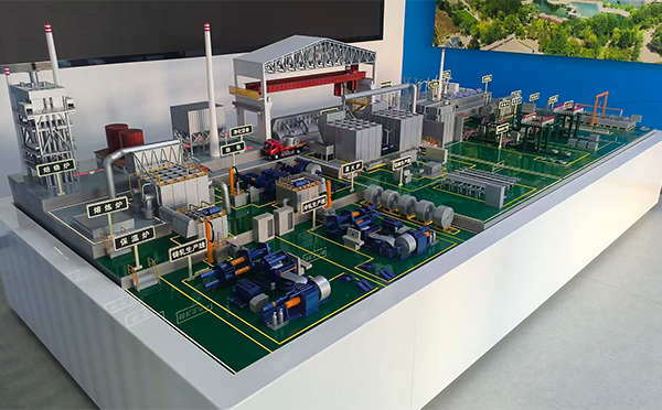 酒钢集团东铝厂-铝材生产线靖远机械模型